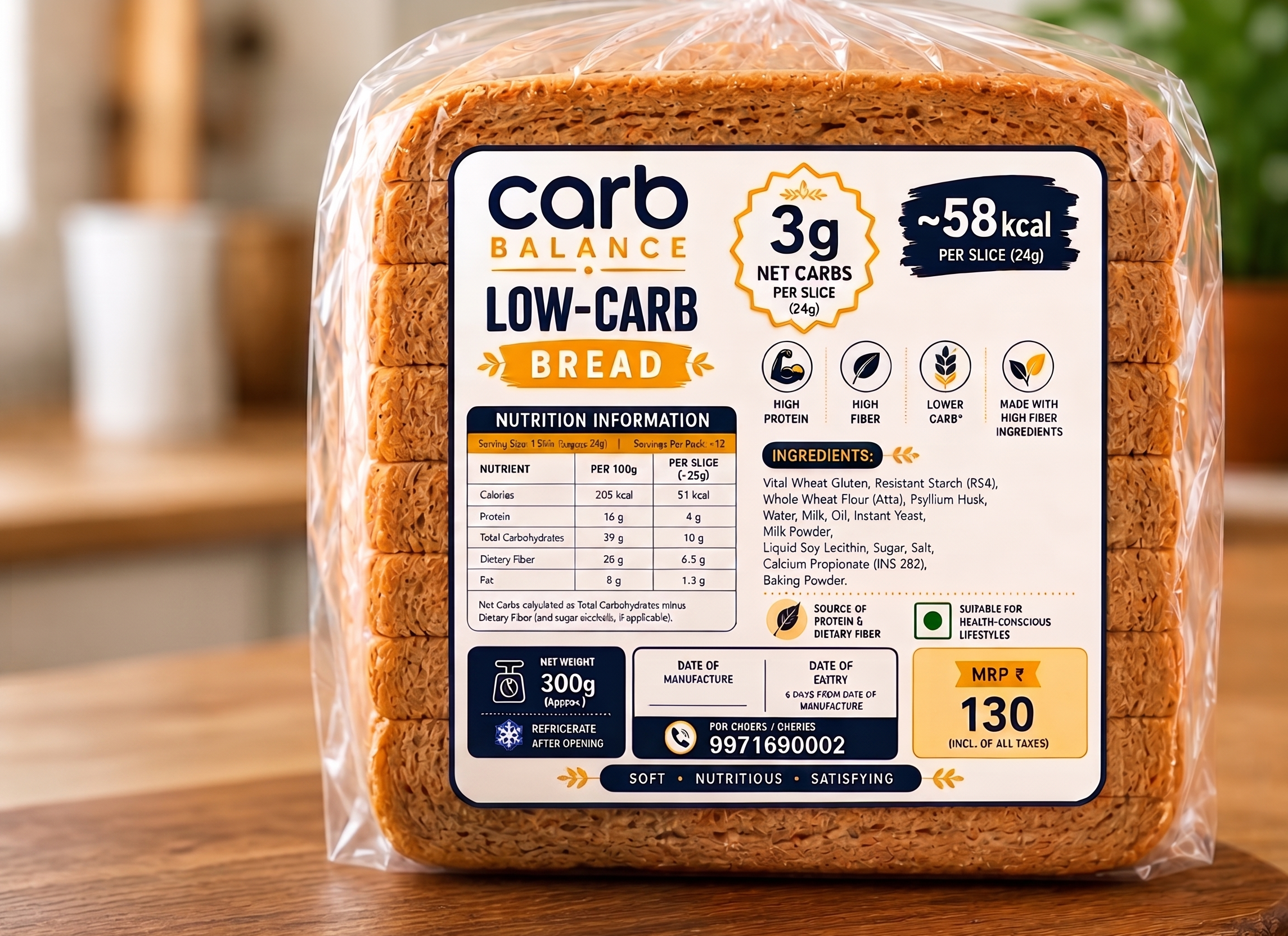 Carblite Bread
